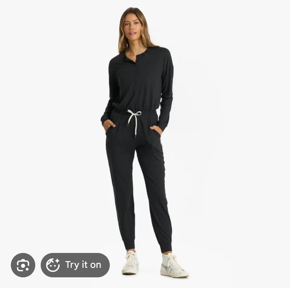 Vuori Lux Henley Jumpsuit